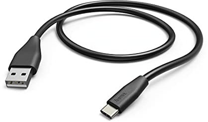 Hama Lade-/Datenkabel, USB Type-C - USB-3.1-A-Stecker, 1,5 m, Schwarz