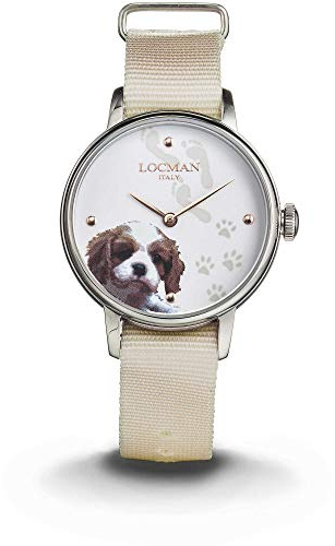 Locman Italy Damenuhr 1960 Fantasy Dog Ref. F253A08S-00WHCA1NJ