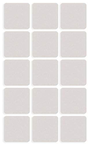 ToniTec Filzgleiter quadratisch Weiss 28x28 mm Dicke 3 mm