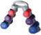 GYM MASTER 3 Tier Neoprene Dumbbell Weight & Tree Set 12kg - 1kg, 2kg and 3kg Pairs