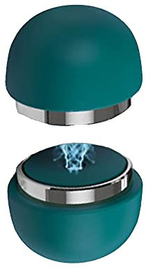 Laptop Cooling Pad, Mini Portable Laptop Stand, Notebook Computer Invisible Cooler Ball, Magnetic Foot Bracket Heightening Support Holder, Green