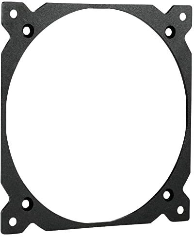 DolDer 140 su 120 mm PC ventola adattatore telaio adattatore ventola, accessori per dispositivo di raffreddamento (nero)