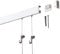9 Meter (6 x 1,5m) SOFT-RAIL® Bilderschienen Set BUDGET (S), Silber-matt eloxiert, versch. Längen und Farben