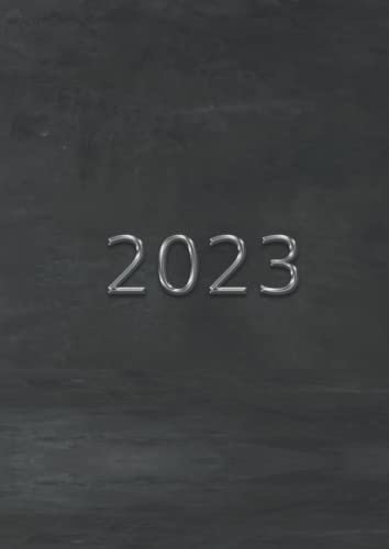 2023: Kalender 1 Tag 1 Seite | A4 | Minimalistischer Planer und Notizbuch | Eleganter Terminplaner | Terminkalender | Organizer | Januar - Dezember 2023