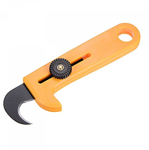 sourcing map Retráctil Utilidad Cuchillo, Caja Cortador Carta Abridor Bolsillo Cuchillos Paquete Abridor para Papel Corte Bricolaje Artesanía, Amarillo