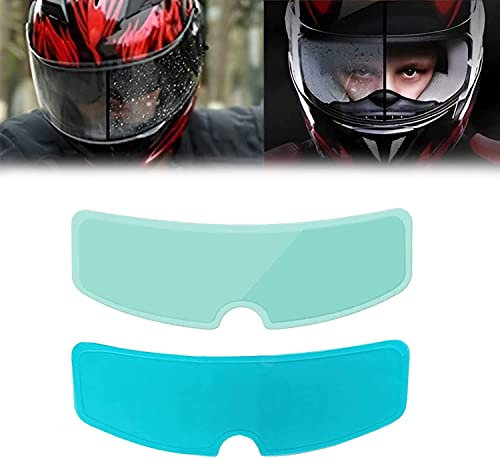 2PCS Photochromic Anti-Fog Helmet Film, for Most Motorcycle Standard Visor/Shield