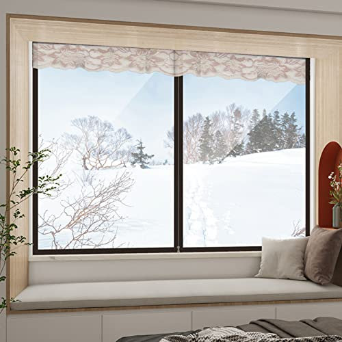 Película Aislante para Ventanas,Lámina Aislante Transparente Protector De Cortina Con cremallera Cortina de Ventana o Puerta Invierno Para Aislamiento Térmico De Ventanas (W200xH250cm/79x98in)
