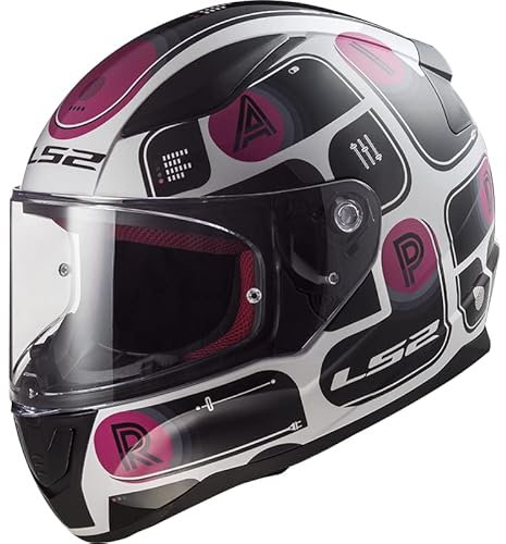 LS2, Integralhelme motorrad RAPID brick black pink, L