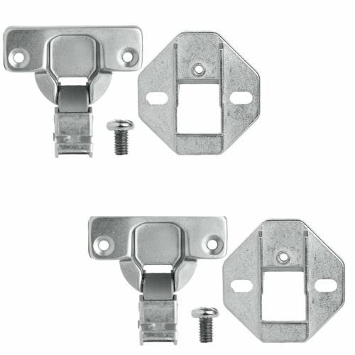 Integrated Washing Machine Door Decor Cupboard Fitting Kit Hinges To Fit Hotpoint BHWM129 Pair of 2