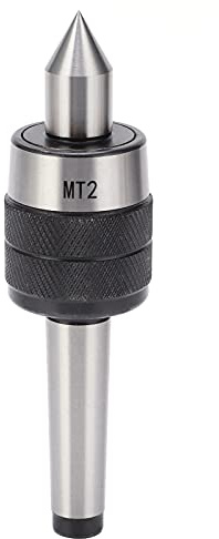 MT2 Live Center Steel MT2 Center Lathe Tools Live Revolving Milling Center Taper Metal Work Lathe Tool