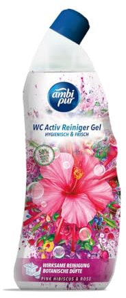 Ambi Pur, WC-Gel, rosa Hibiskus & Rose, 750 ml (HIT)