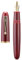Asvine 9019 Fountain Pen, Dadao Series #8 Extra Fine Nib, Red Acrylic Barrel with Golden Clip Big Size Writing Pen