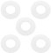 Create idea 5Pcs Toilet Flush Valve Seal Ring Replacement 816.418.00.1 Compatible with Geberit Flush Valves Flush Valve Base Sealing Washer Silicone