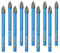 BRCHNITT Lot de 10 Forets à Maçonnerie Ø 6 mm - Forets Pour Carrelage, Brique, Plastique et bois Pointe en Carbure de Tungstène Meche Carrelage