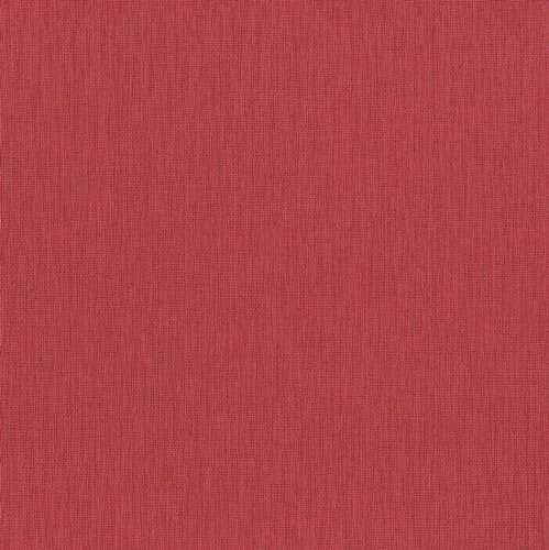 Modern Textured Red Wallpaper - Contemporary Feature Wall Solid Colour - Stylish Trendy Paste The Wall