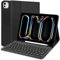 Custodia con Tastiera per iPad Pro 11 pollici M4 (2024) - Tastiera Italiano con Layout QWERTY Tastiera Bluetooth Staccabile, Copertura Protettiva Folio con Supporto per Matita per iPad Pro 11, Nero