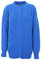 New Womens Ladies Button Up 2 Front Pockets Full Sleeve Round Neck Cable Knitted Cardigan Turquoise - Mb 12-14