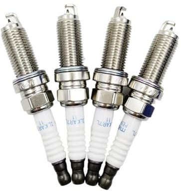 4 Stück PE5R-18-110 ILKAR7L11 94124 Iridium-Zündkerze kompatibel mit Mazda 3 6 CX-3 CX-5 MX-5 2.0 2.5L Miata PE5R18110 Zündkerze Solides Terminal