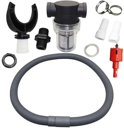 Accesorios para Barriles De Lluvia Rain Barrel Diverter Kit Rain Gutter Water Collection Kit PVC Water Barrel Rain Downspout Diverter System Garden Tools Accesorios para Depósito