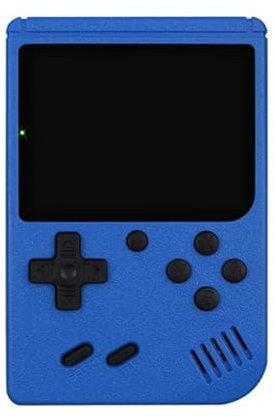 Mini Consola portátil Retro de Videojuegos con 400 Juegos de 8 bits Pantalla LCD a Color de 3,0 Pulgadas. (Azul Oscuro)