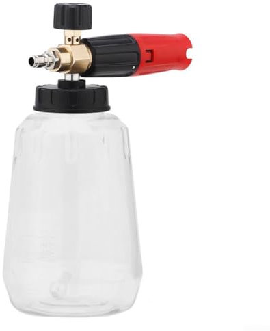 Hasaller Snow Foam Pump up Sprayer Snow Foam Can-non Gu-n 1L Heavy Duty Pressurised Soap Sprayer Car Thick Foam Blaster Hand Foam Sprayer Pump Action Spray Bottle for Car Cleaning