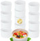 getgastro 12-er Set Souffle Förmchen Porzellan backofenfest 9 cm Ø - kleine Schälchen für Creme Brulee, Dessert, Muffin, Quiche, Ragout Fin – Ofenfestes Geschirr