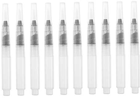 Angoily 10 Stück wasserlösliche Buntstifte wassermalfarben buntstifte mitgebsel aquarellfarben Aquarellpinselstifte nachfüllbar Wasserstifte für Aquarell Füller Wasserfarben-Pinselstift