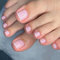 French Tip False Toenails - Stick On Toenails Short - 12sizes Square Acrylic False Toenails - Nude Pink White French Toe Nail Tips - Full Cover Fake Toe Nails For Women Nail DIY