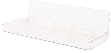 Happyyami Aufbewahrungsbox für die Wand schmink aufbewahrung Make-up aufbewahrung Veranstalter Organisatoren selbstklebendes Wandregal Regale für die Wandaufbewahrung Plastik Transparent