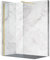 Balneo Gold Duschwand Glas - Hochwertige Duschabtrennung 80 x 200 cm- Easy Clean Beschichtung - Duschglaswand 8 mm Hartglas Hydrofähig - Flexibler Einbau Links/Rechts - Ideal für Walk In Dusche