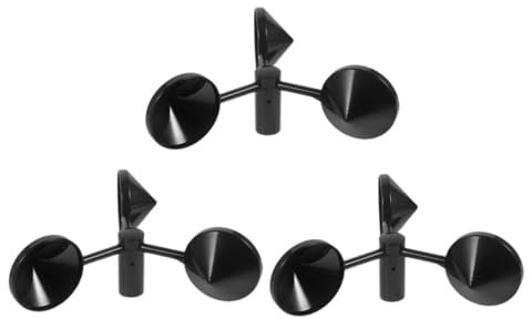 CANIGHT 3 Stück Anemometergehäuse, Windmesser, Außenwindgeschwindigkeitssensor, Windgeschwindigkeitsmesser, Windmessteil, Anemometersensor, Windmessersensor, Windmesssensor, Windmesser