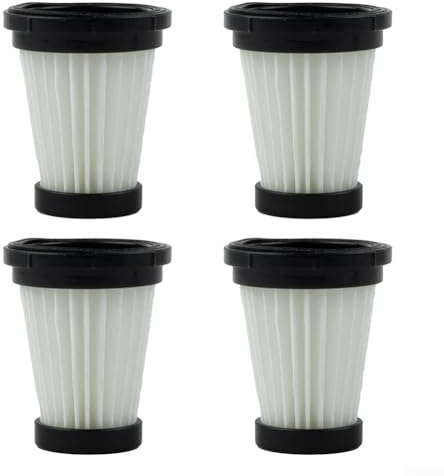 Gdfnmogo Lot de 4 aspirateurs sans fil de rechange HEPA compatibles avec Moosoo K12/K12 Pro/K13 et Invictus One 1.0/2.0, piège la poussière et les squames d'animaux pour un air plus propre