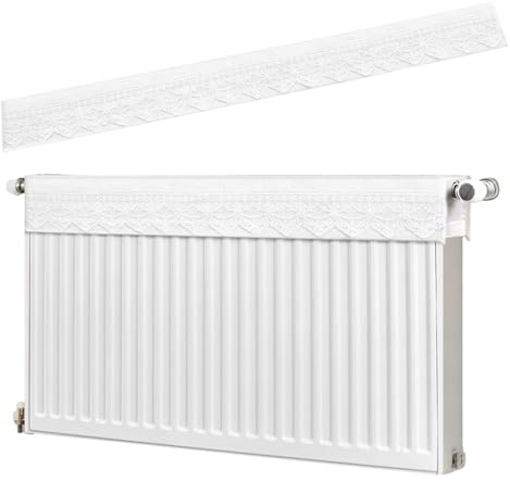 Heizkörper Staubschutz, Heizung Abdeckung, Dekorativer Staubschutz, Atmungsaktiv Gewebe, Heizkörperabdeckung Zum Blockieren Von Staub Und Schmutz (100cm）