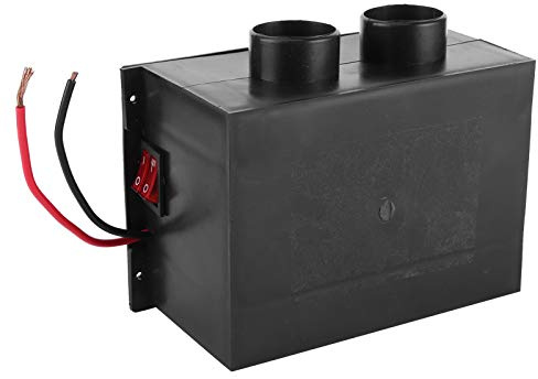 OPPWONG 12V 600W Autoheizung, Universeller Tragbarer Autowärmer, Schnelles Heizgerät mit Doppelgangschalter, Ideal Zum Auftauen und Heizen von Autos