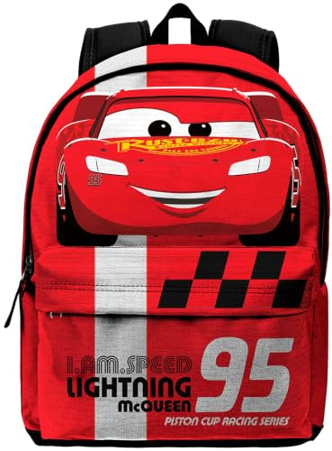 Disney Cars 3 Speed-HS FAN Rucksack 3.0, Rot 31 x 41 cm, Kapazität 22 L