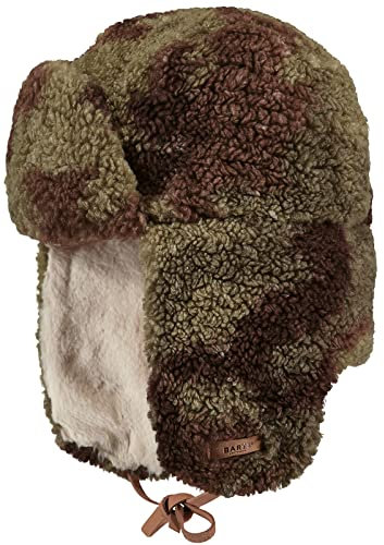 Barts Fliegermütze Lucerne Bomber Plüsch-Wintermütze mit Ohrenklappen 3975 Print Green 26
