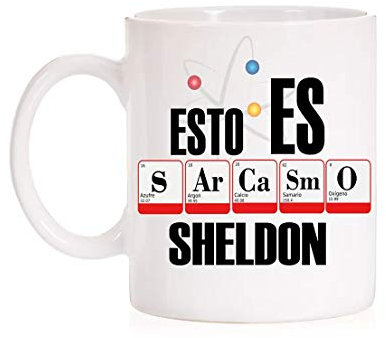 FUNNY CUP Taza Divertida. Esto es Sarcasmo Sheldon (Sarcasmo)