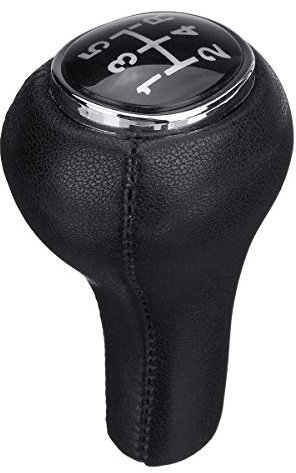 Viviance 5 6 Perilla De Cambio De Velocidad del Engranaje para Ford Focus Mk1 1998-2005 Fiesta MK4 MK5 1995-2002 KA MK1 1996-2009 Negro - 5 Velocidad De