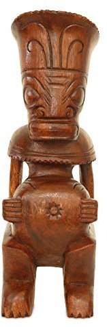 G6 Collection Handgefertigte Holzstatue für den Bauch, Tribal Statue Skulptur Tiki Bar Handarbeit Einzigartiges Geschenk Dekoration Dekoration Dekoration Dekoration Handgeschnitzt