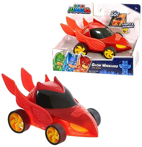 JP PJ Masks JPL95672 PJ Masks Glow Wheelers-Owlette