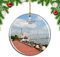 Weekino USA Amerika Savannah Historic District Savannah Weihnachtsdekoration Christbaumkugel Hängender Weihnachtsbaum Anhänger Dekor City Travel Souvenir Collection Porzellan 2,85 Zoll