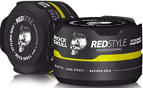 Redstyle Professional Haarwax Styling (6 x 150ml, Gelb Rude Skull)
