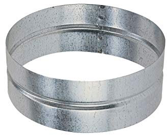 manchon de ventilation - femelle / femelle - diamètre 100 mm - atlantic 523430