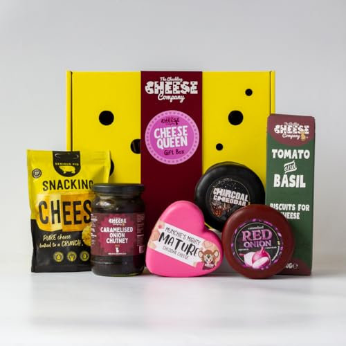 Cheese Queen Gift Hamper. The Ultimate Cheese Gift For Women Who Love Cheese. Create The Ultimate Cheese Board, Perfect For A Girly Night In. The Chuckling Cheese Company.