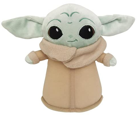 Disney Simba - The Child Baby Yoda Grogu Plüschtier, 18 cm, offizielles Lizenzprodukt, für alle Altersgruppen (6315875796)