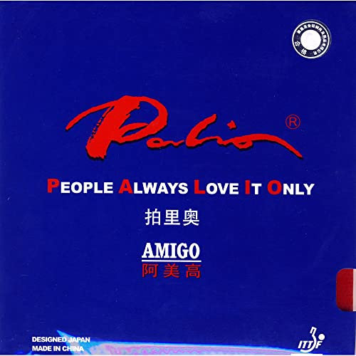 PALIO Amigo (2,0 mm - rot) | China Tischtennis Belag | ITTF | TT-Spezial - Schütt Tischtennis