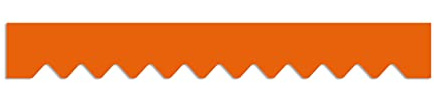 home Trends Markisen Volant Schabracke Markisenbespannung Ersatzstoffe Markisenstoffen Sonnenschutz Polyester fertig genäht mit Umrandung mehr Maß und Diverse Farben (P1027-Orange, 387 cm)