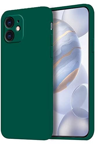 HONLEN Protection Case for iPhone 11 (6.1 Inches) Liquid TPU Silicone Cover, Shockproof and Anti-Scratch Ultra Slim Soft Silicone Case Orange