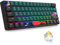 surmen GT61 Wireless 60% Keyboard, Mini RGB Mechanical Gaming Keyboard 60 Percent Hot-Swappable with Linear Gateron Switch Type-C/Bluetooth 5.0 Programmable (Gateron Yellow, Sound Wave 61)