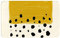 BEULSI Area Rug Fußmatte, senfgelb und schwarz, rutschfest, für Küche, Wohnzimmer, Badezimmer, Teppich, dünn, saugfähig, waschbar, für Küche, Wohnzimmer, Badezimmer, 50 x 80 cm